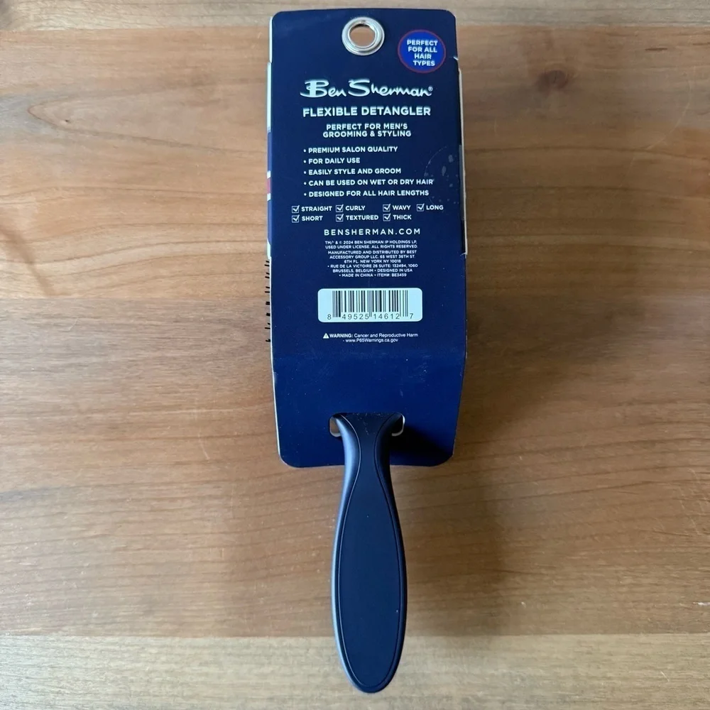 Ben Sherman Union Jack Grooming Brush NWT